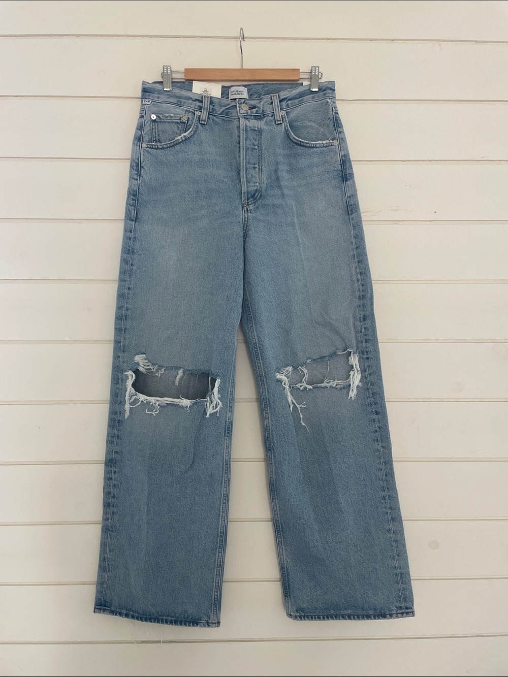 Citizens of Humanity Distressed Wide-Leg Women’s Ayla Jean size 28